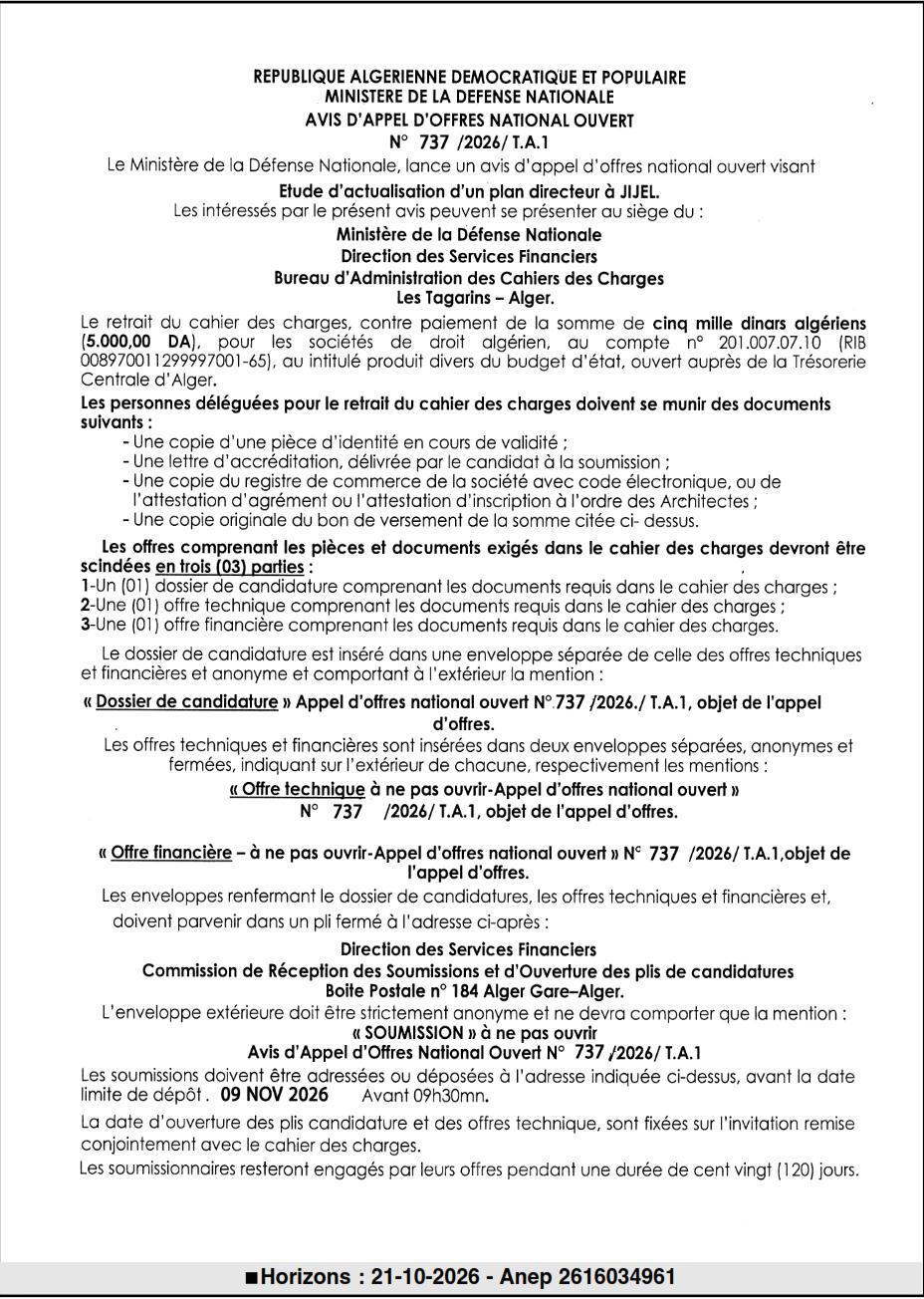 Étude d'actualisation d'un plan directeur à Jijel