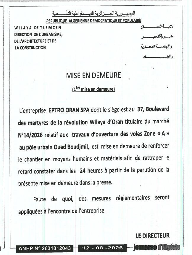 Mise en demeure